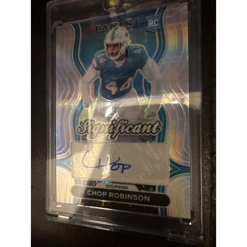 2024 Panini Prizm Chop Robinson Rookie Significant Signatures Auto Silver Prizm